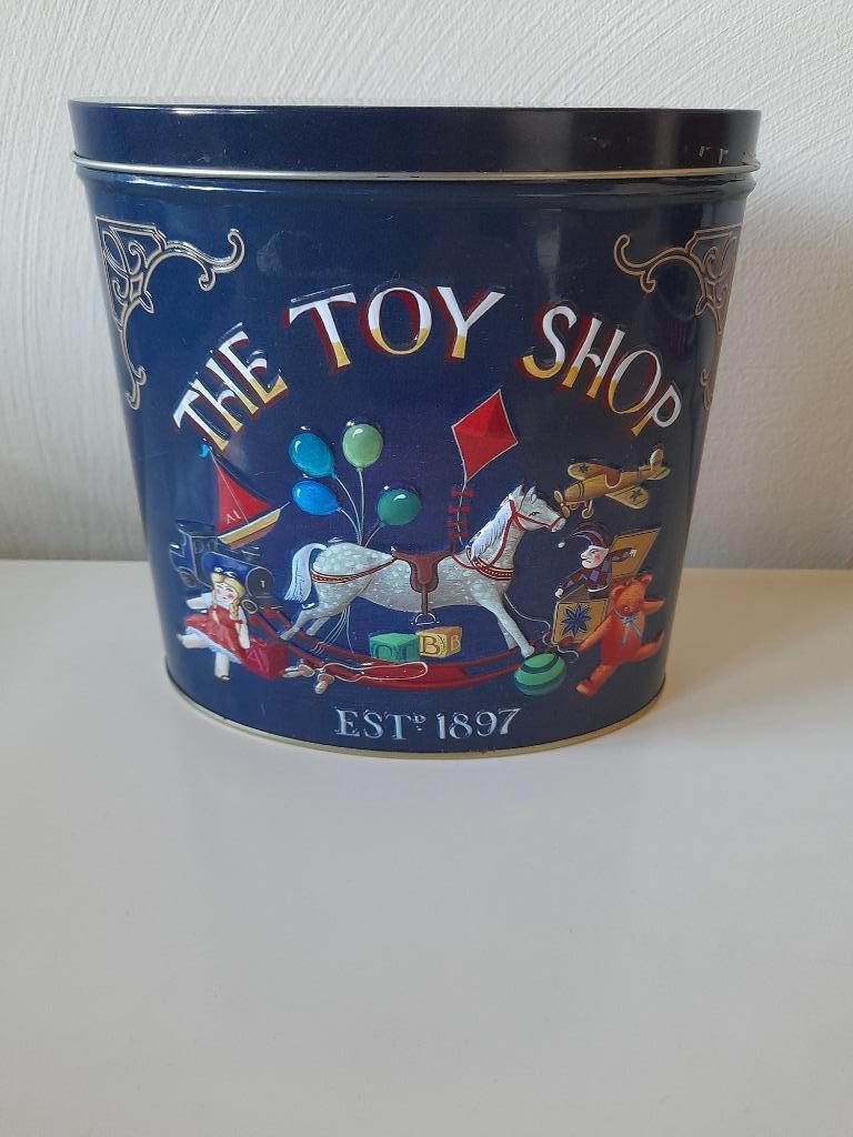 Vintage blik - The Toy Shop - nieuwstaat, Ophalen of Verzenden, Zo goed als nieuw, Overige