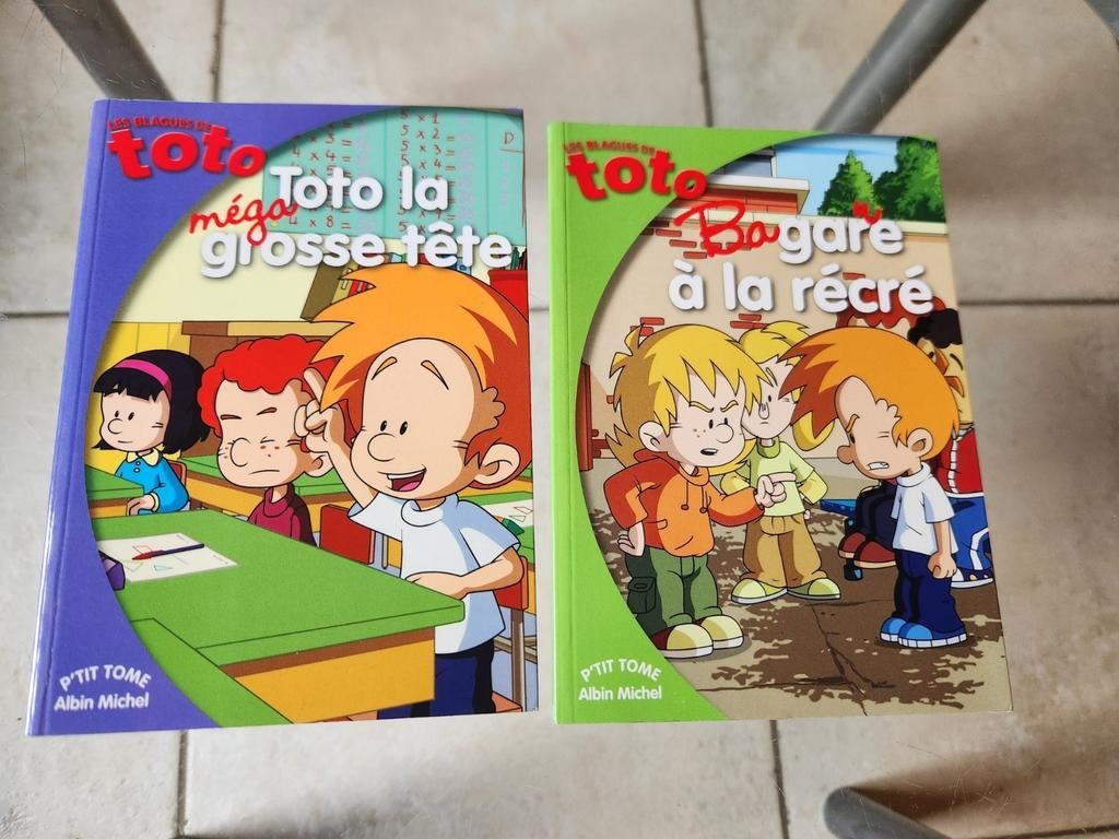 2 livres " Les blagues de Toto", Enlèvement ou Envoi, Fiction, Comme neuf, Albin Michel