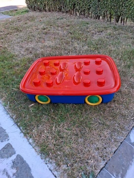 Opbergbox op wieltjes lego, Enlèvement, Comme neuf