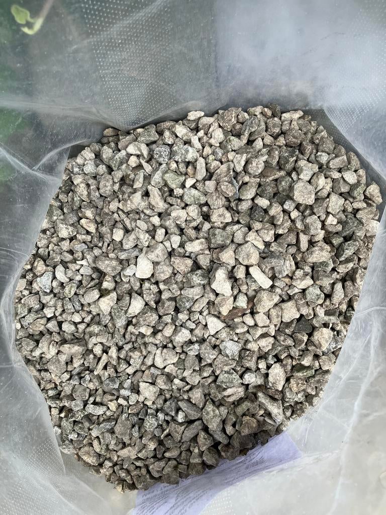 Gezift gebruikt dolomiet 5/15 in zakken ~40kg, Tuin en Terras, Ophalen, Zo goed als nieuw, Dolomiet, Split