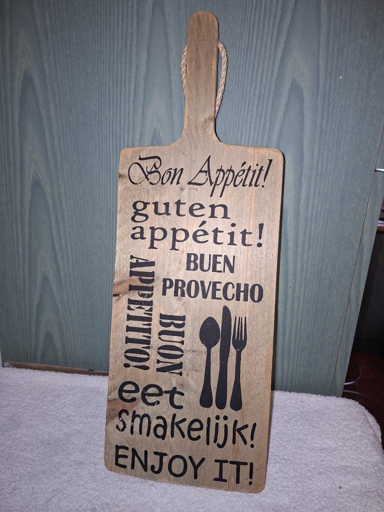 dikke houten broodplank, nieuw, Overige materialen, Overige typen, Ophalen of Verzenden, Zo goed als nieuw