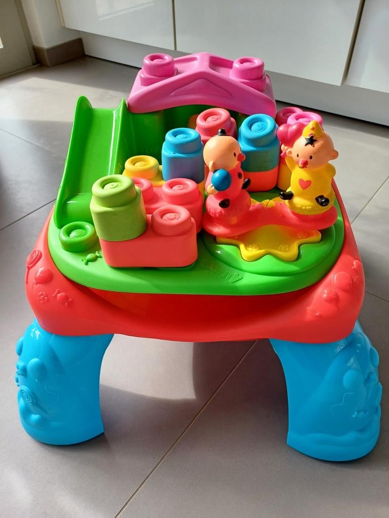 Bumba speeltafeltje met extra bouwblokjes, Kinderen en Baby's, Ophalen, Zo goed als nieuw