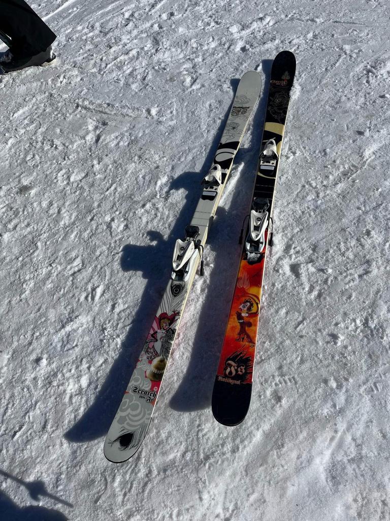Skilatten Rossignol FS168, Ophalen, 160 tot 180 cm, Gebruikt, Rossignol