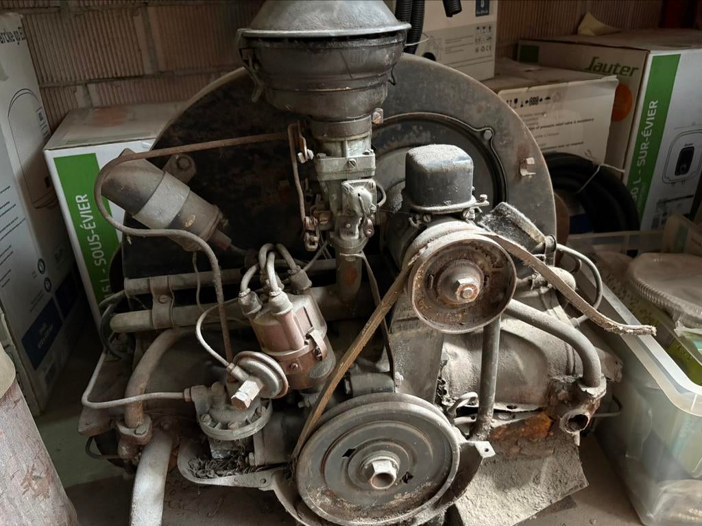 Vw kever ovaal motor, Ophalen, Gebruikt