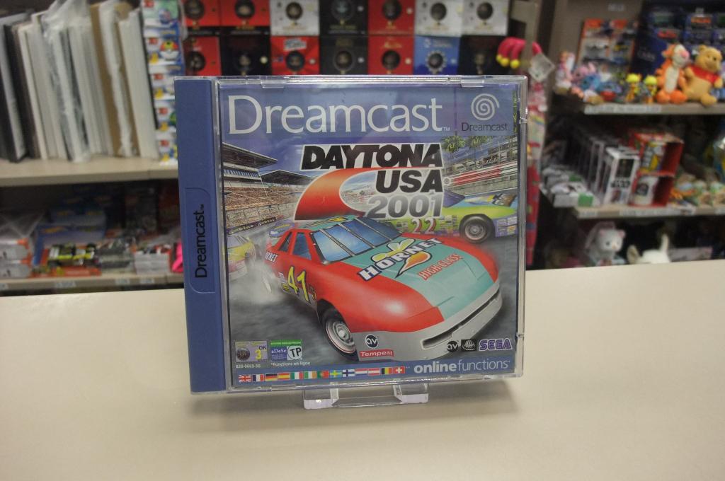 Daytona usa 2001 (cib) dreamcast, Consoles de jeu & Jeux vidéo, Jeux | Sega, Enlèvement ou Envoi, 2 joueurs, Saturn ou Dreamcast