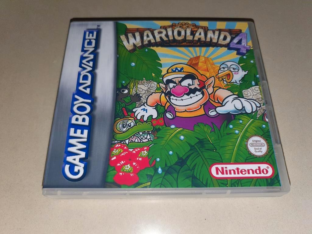 Wario Land 4 Game Boy Advance GBA Game Case, Envoi, Comme neuf
