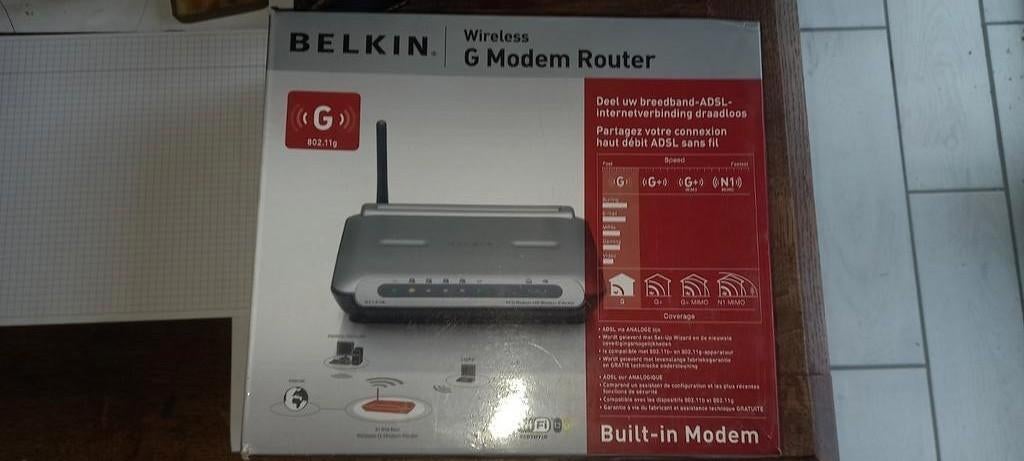 Belkin G Modem routeur wireless, Enlèvement ou Envoi, Routeur