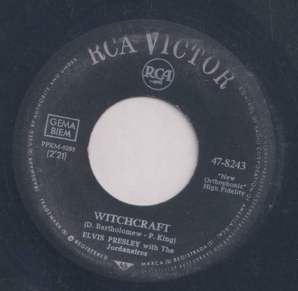 Elvis Presley – Witchcraft / Bossa Nova Baby - Single, Ophalen of Verzenden, Gebruikt, Pop
