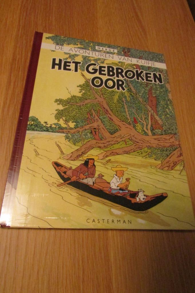 Kuifje, facsimile hardcover, Het gebroken oor, Boeken, Stripverhalen, Eén stripboek, Nieuw, Ophalen of Verzenden, Hergé