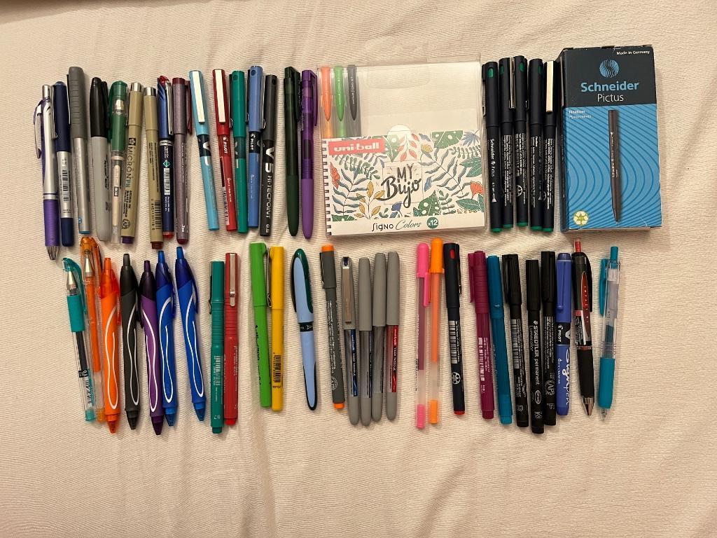 Schrijfgerief, kwaliteit: fineliner, marker, gelpen, nieuw, Diversen, Schrijfwaren, Nieuw, Ophalen of Verzenden