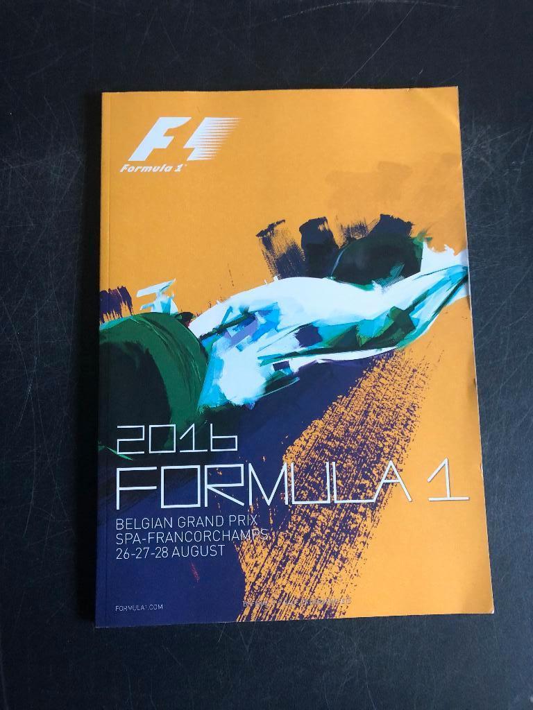 programme 2016 GP Belgique F1 Spa Francorchamps Verstappen, Enlèvement ou Envoi