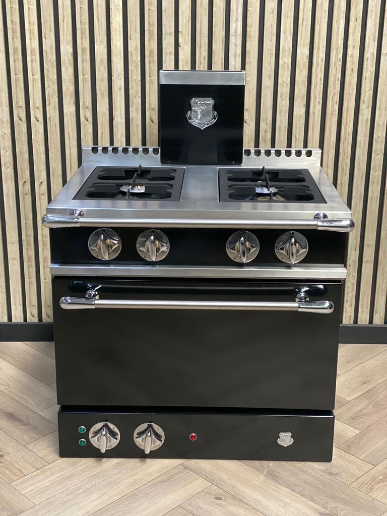 Uniek Frans Fornuis Delaubrac Lyon 4 pits Gas + Grote Oven