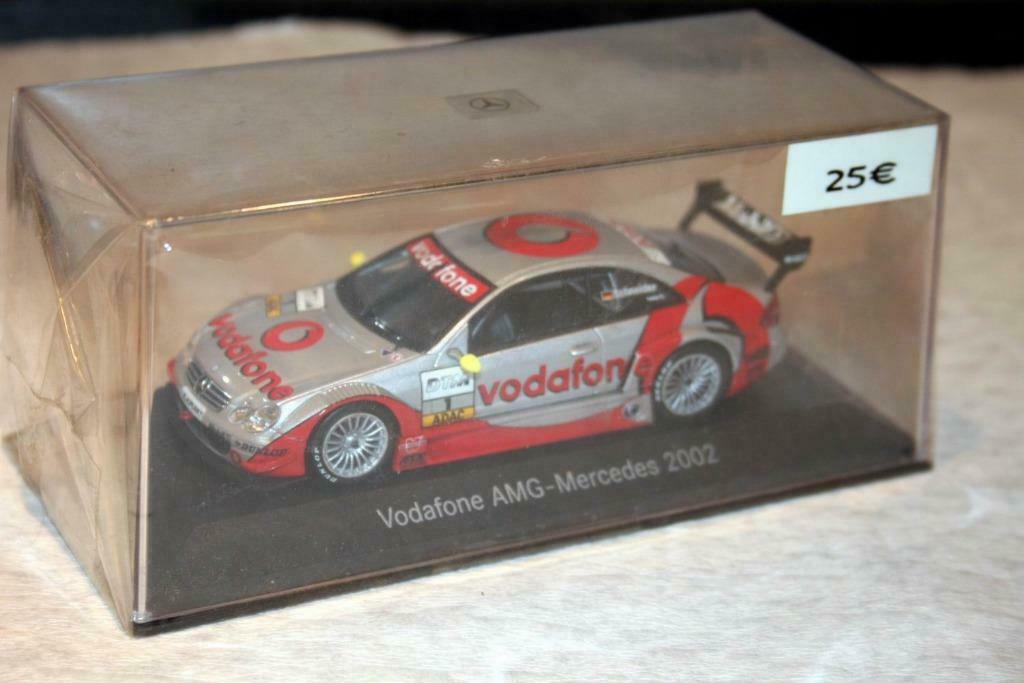Mercedes-Benz CLK DTM 2002 1/43 Minichamps, Enlèvement ou Envoi, Comme neuf, Voiture, MiniChamps