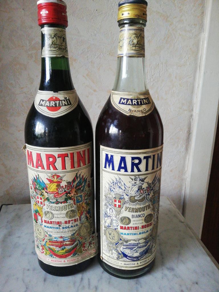 Martini rosso en bianco, Ophalen, Gebruikt
