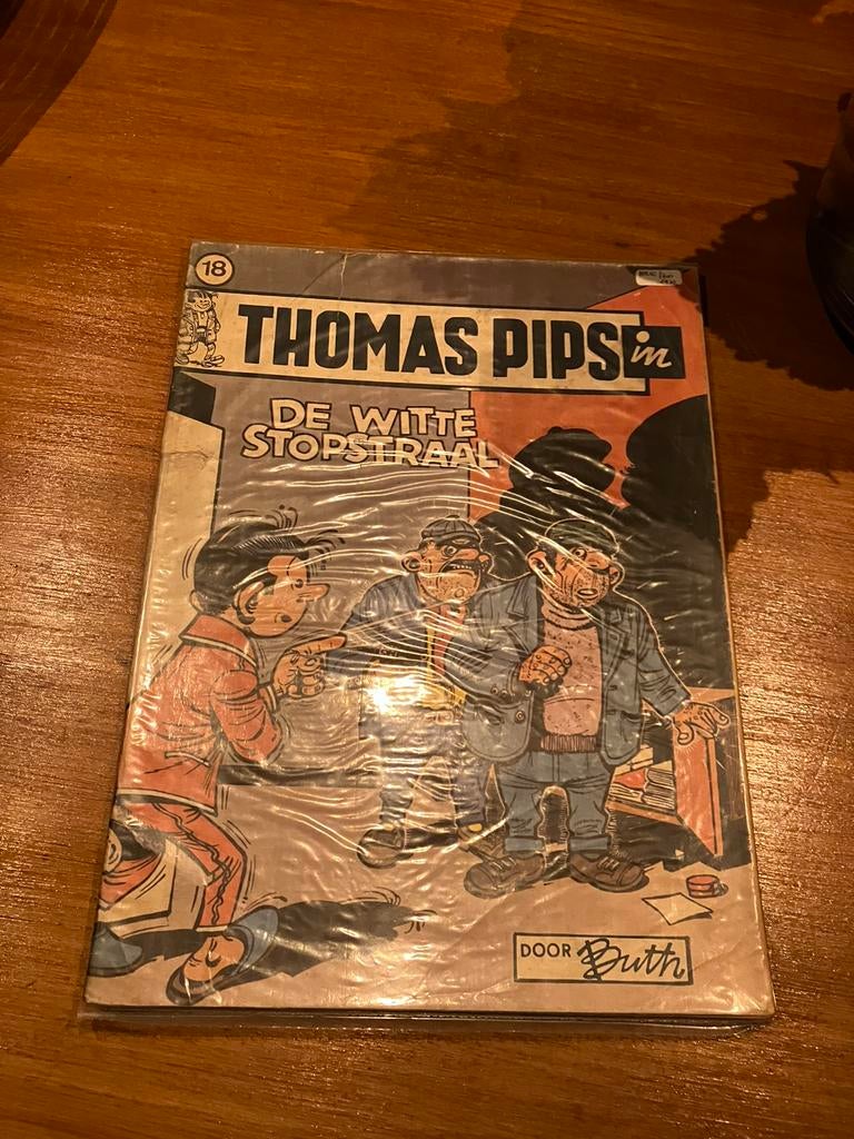 Thomas Pips 18 de witte stopstraal eerste druk, Boeken, Ophalen of Verzenden