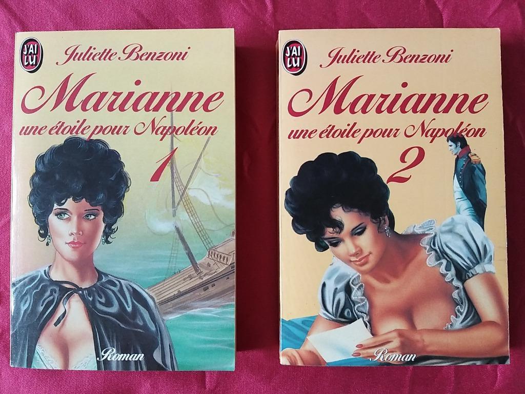 Marianne Une étoile pour Napoléon tome 1 2 Juliette Benzoni, Enlèvement ou Envoi, Utilisé, Juliette Benzoni