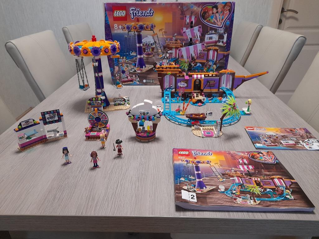 LEGO Friends  Kermisattracties - 41375, Ophalen of Verzenden, Zo goed als nieuw, Complete set, Lego