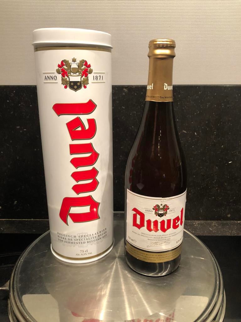 duvel fles 75cl (vol)  2016 in koker, Enlèvement ou Envoi, Comme neuf, Autres types, Duvel
