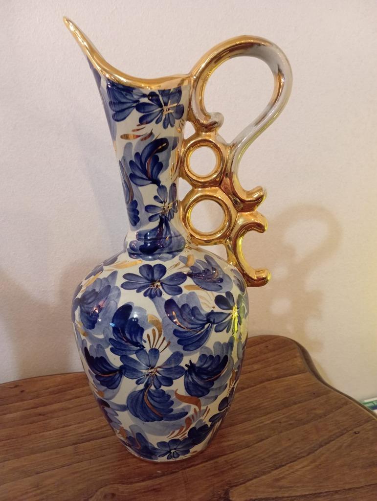 Vintage Karaf Vaas  Hubert Bequet 295, Ophalen of Verzenden