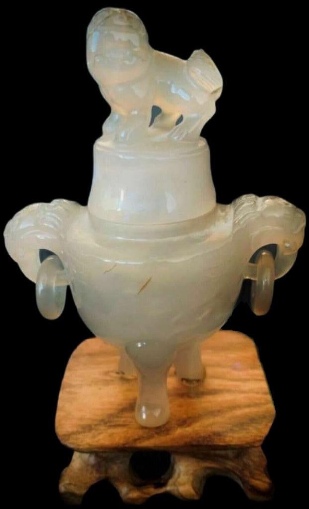 Agaat Urn Beeld Vaas Agate Edelsteen Antiek, Antiek en Kunst, Ophalen of Verzenden