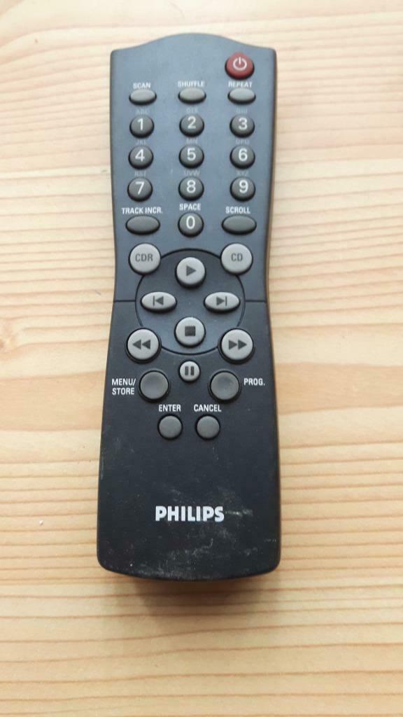Afstandsbediening Philips RC 282921/01 CD Recorder, TV, Hi-fi & Vidéo, Lecteurs CD, Enlèvement ou Envoi, Utilisé, Philips, Portable