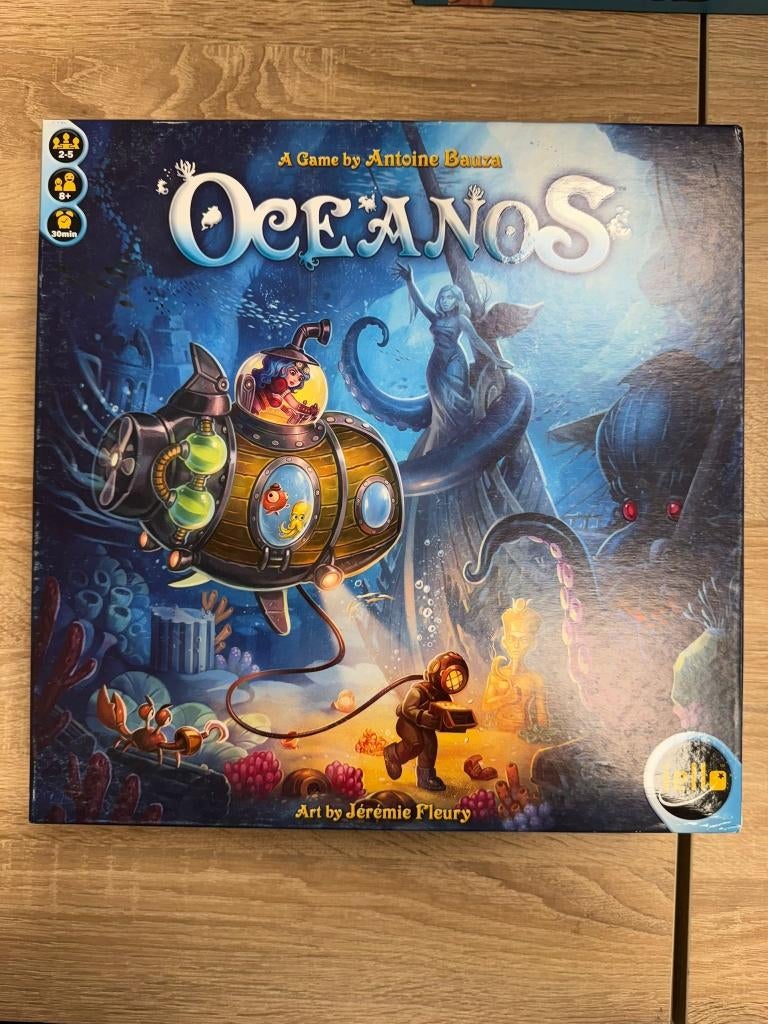 Oceanos - bordspel, Een of twee spelers, Ophalen, Gebruikt