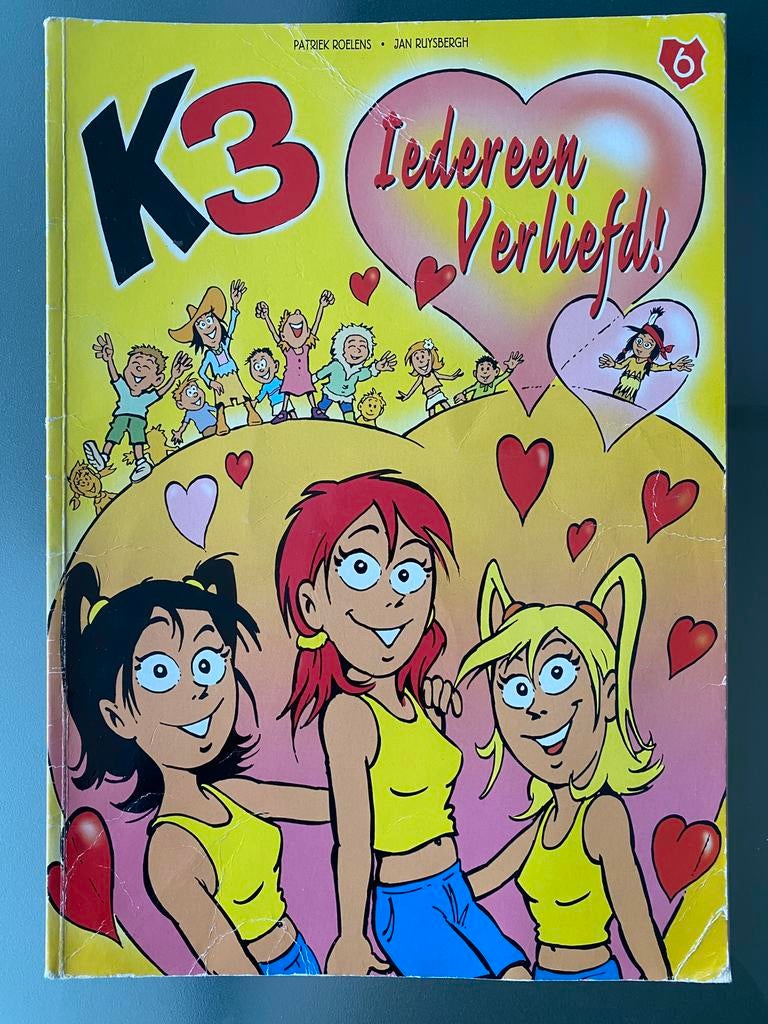 K3 originals - 6 Iedereen Verliefd!, Eén stripboek, Ophalen of Verzenden, Gelezen