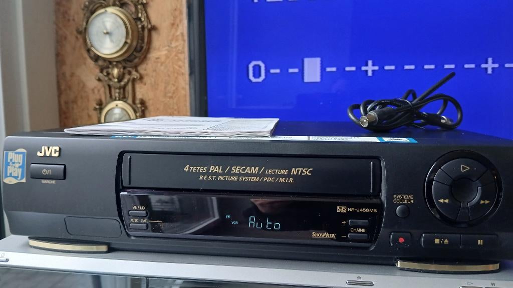 magnetophone video vhs vintage jvc 4 tête, Enlèvement ou Envoi, Comme neuf, Lecteur ou enregistreur VHS