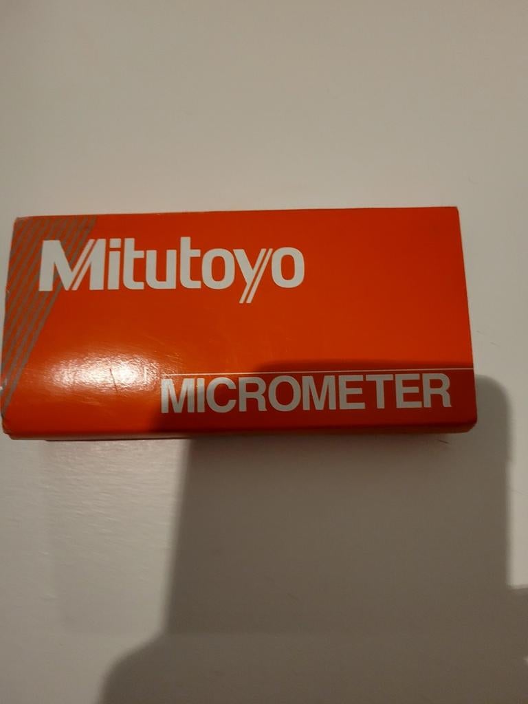 Mitutoyo External Micrometer Range 0 mm 25 mm 102-301, Auto diversen, Autogereedschap, Verzenden, Zo goed als nieuw