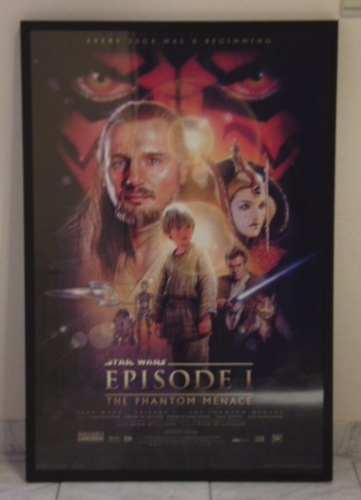 STAR WARS EPISODE 1 THE PHANTOM MENACE - Lucasfilm LTD, Enlèvement, Comme neuf, Livre, Poster ou Affiche
