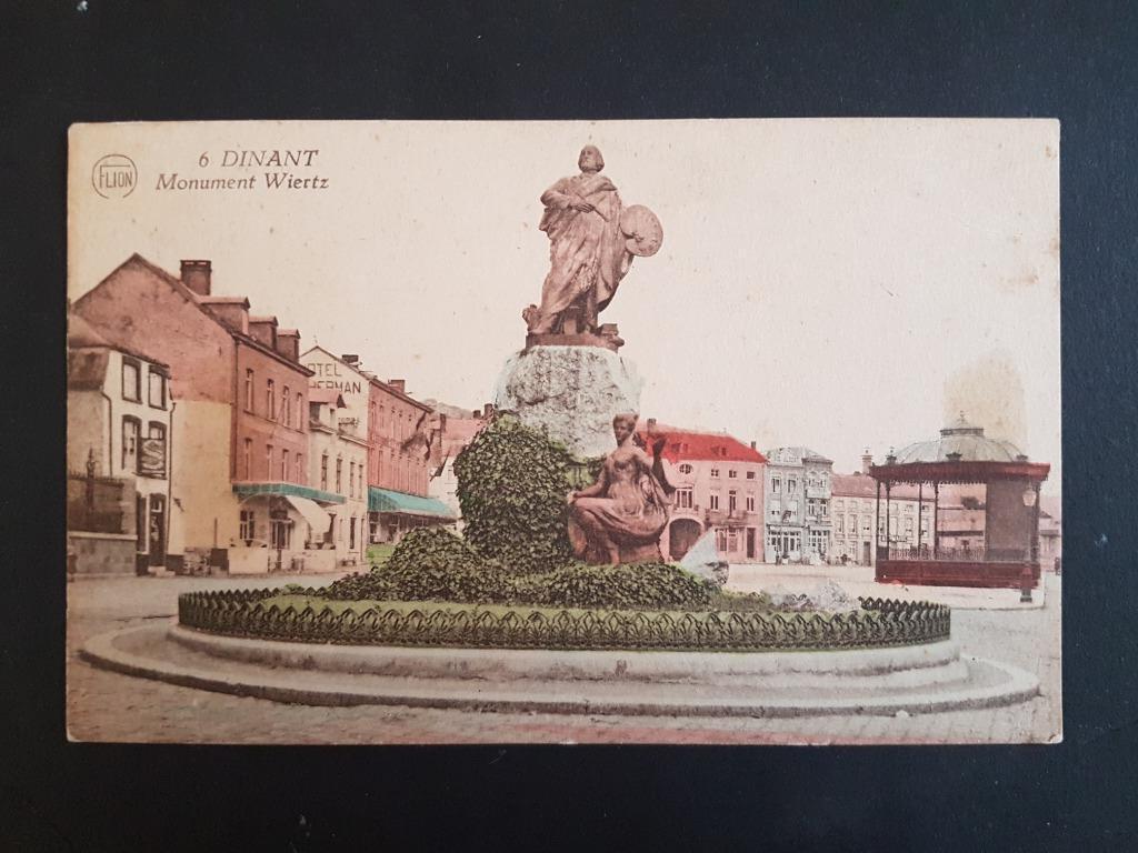 Carte postale Dinant Monument Wiertz série FLION, Enlèvement ou Envoi, 1920 à 1940, Affranchie, Namur
