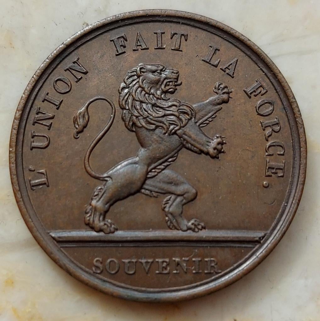 Medaille eedaflegging Leopold I 21 Juli 1831, Timbres & Monnaies, Monnaies | Belgique, Monnaie en vrac, Autre, Enlèvement ou Envoi