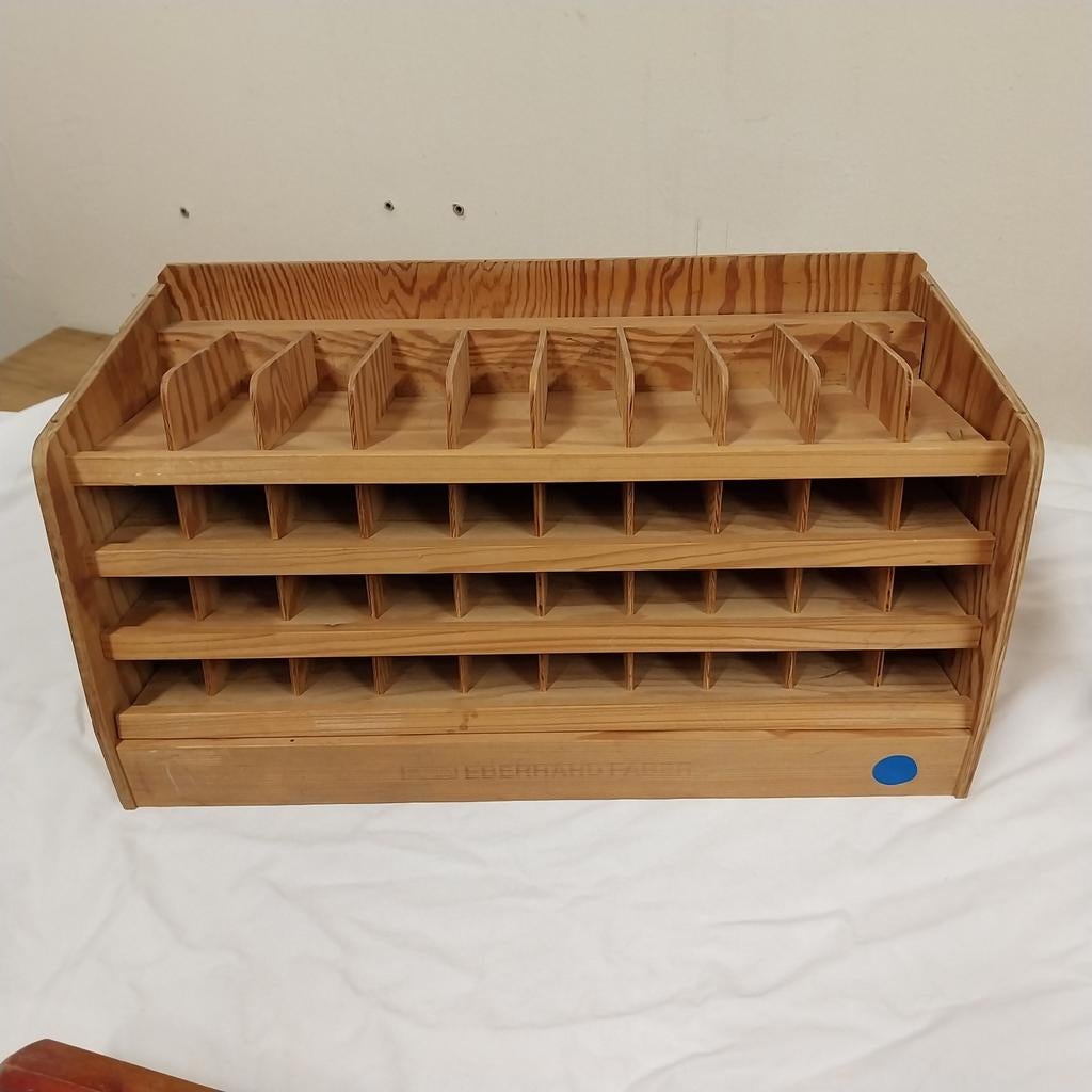 Houten display, Ophalen