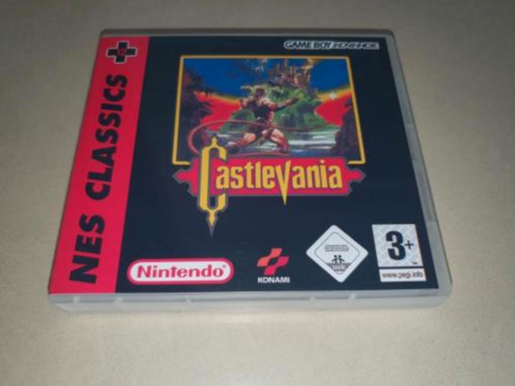 Castlevania NES Classics Game Boy Advance GBA Game Case, Games en Spelcomputers, Games | Nintendo Game Boy, Verzenden, Zo goed als nieuw