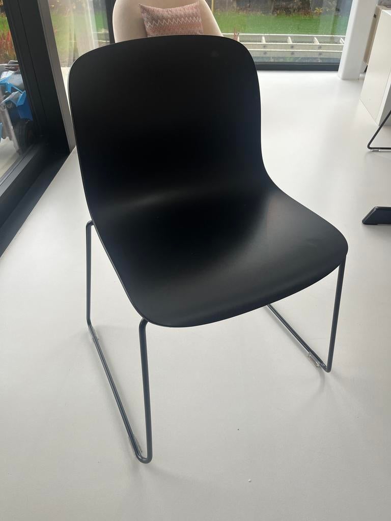 Magis Troy stoelen 8st, Huis en Inrichting, Stoelen, Ophalen, Zo goed als nieuw, Zwart