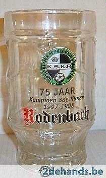 Bier brouwerij kroes glas Rodenbach 98 Kampioen 3 de klasse, Ophalen of Verzenden, Gebruikt