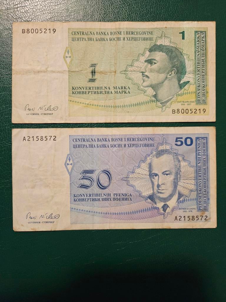 Bankbiljetten Bosnië en Herzegovina set mark, Ophalen of Verzenden, Joegoslavië, Setje