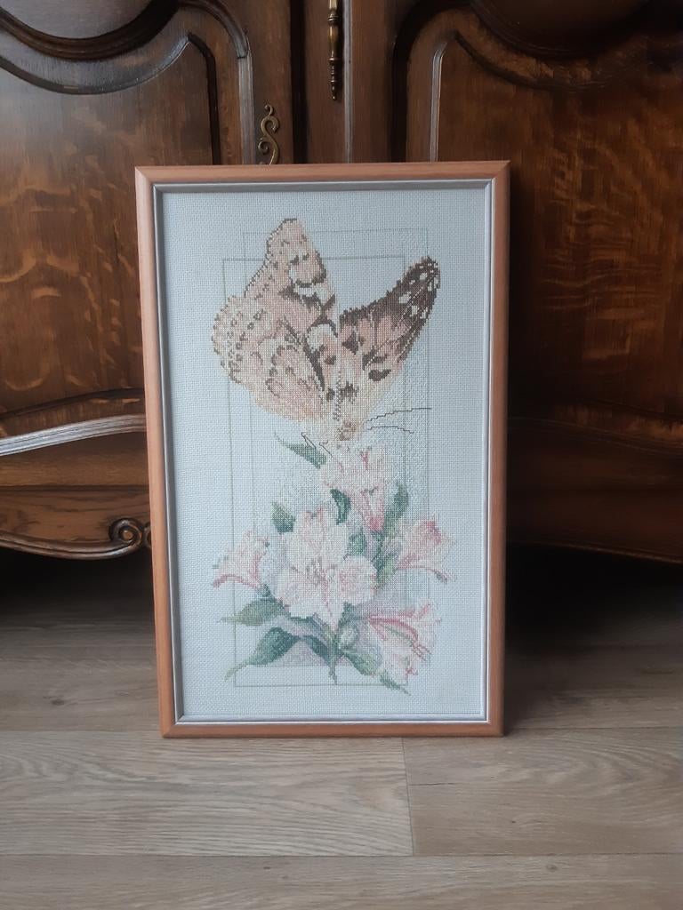 Handwerk kruisjessteek 🧵🪡 🦋, Ophalen of Verzenden, Nieuw