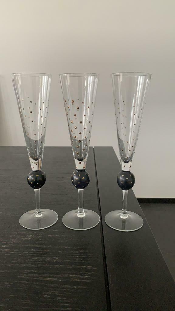Champagne glazen., Ophalen of Verzenden, Zo goed als nieuw