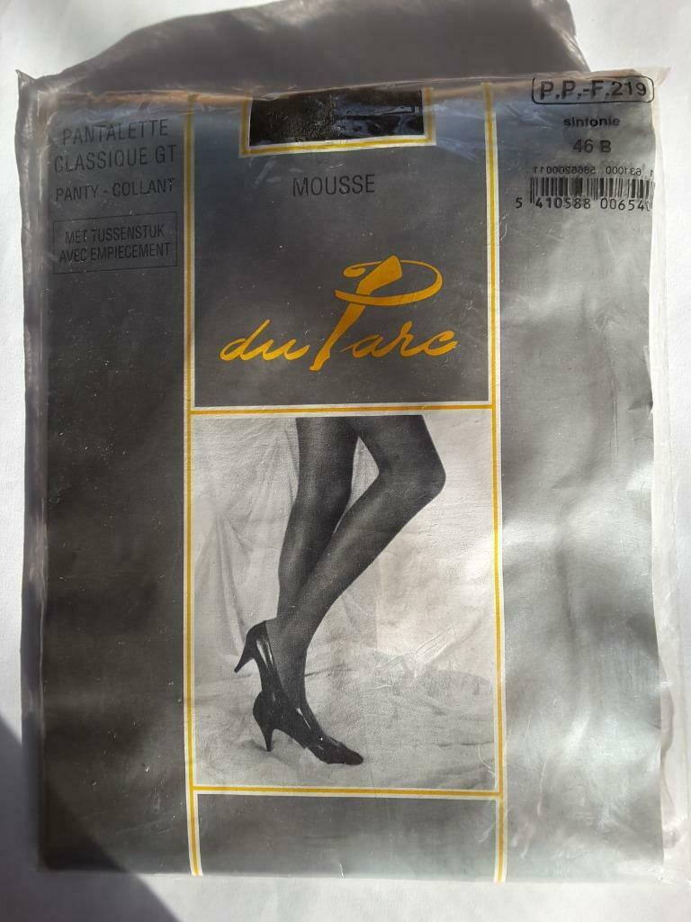 Panty 46 B mosgrijs 20 den. met juk, Ophalen of Verzenden, Nieuw, Grijs, Panty
