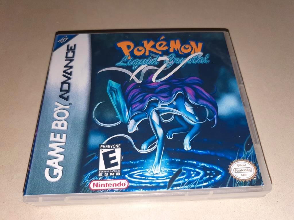 Pokemon Liquid Crystal Game Boy Advance GBA Game Case, Verzenden, Zo goed als nieuw