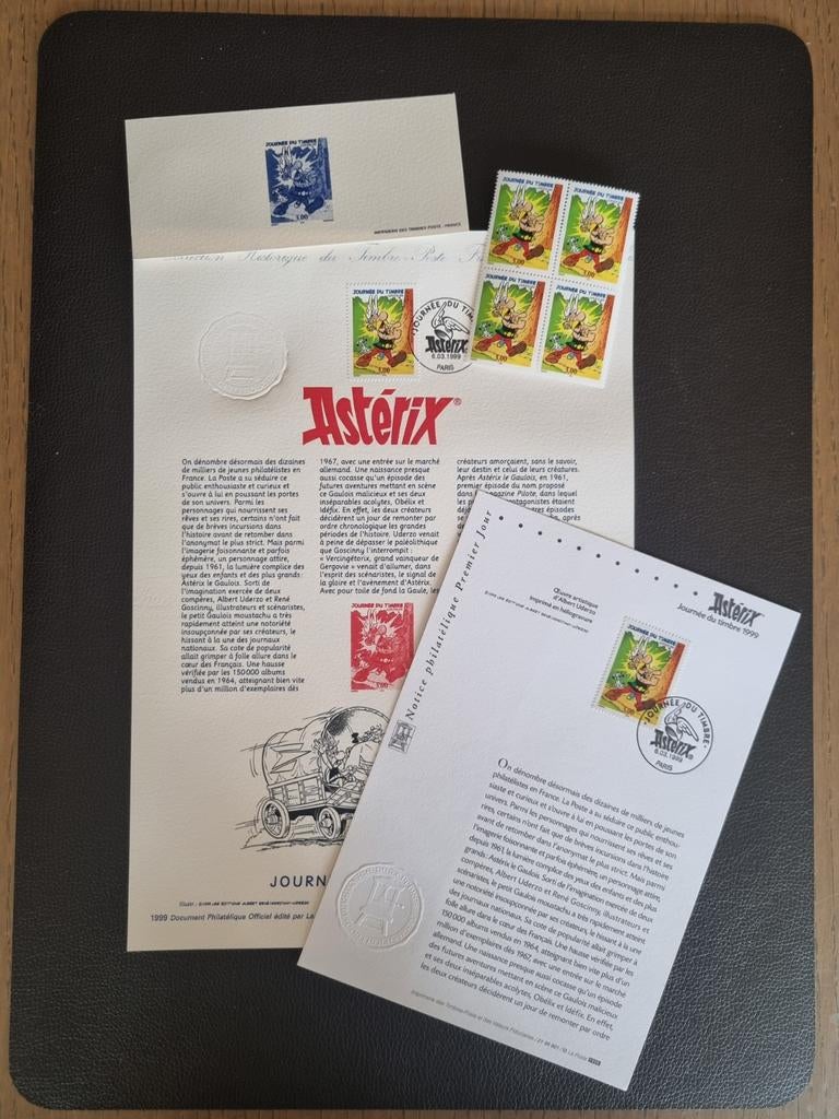 Astérix Fête du timbre, lot complet, France, Enlèvement ou Envoi
