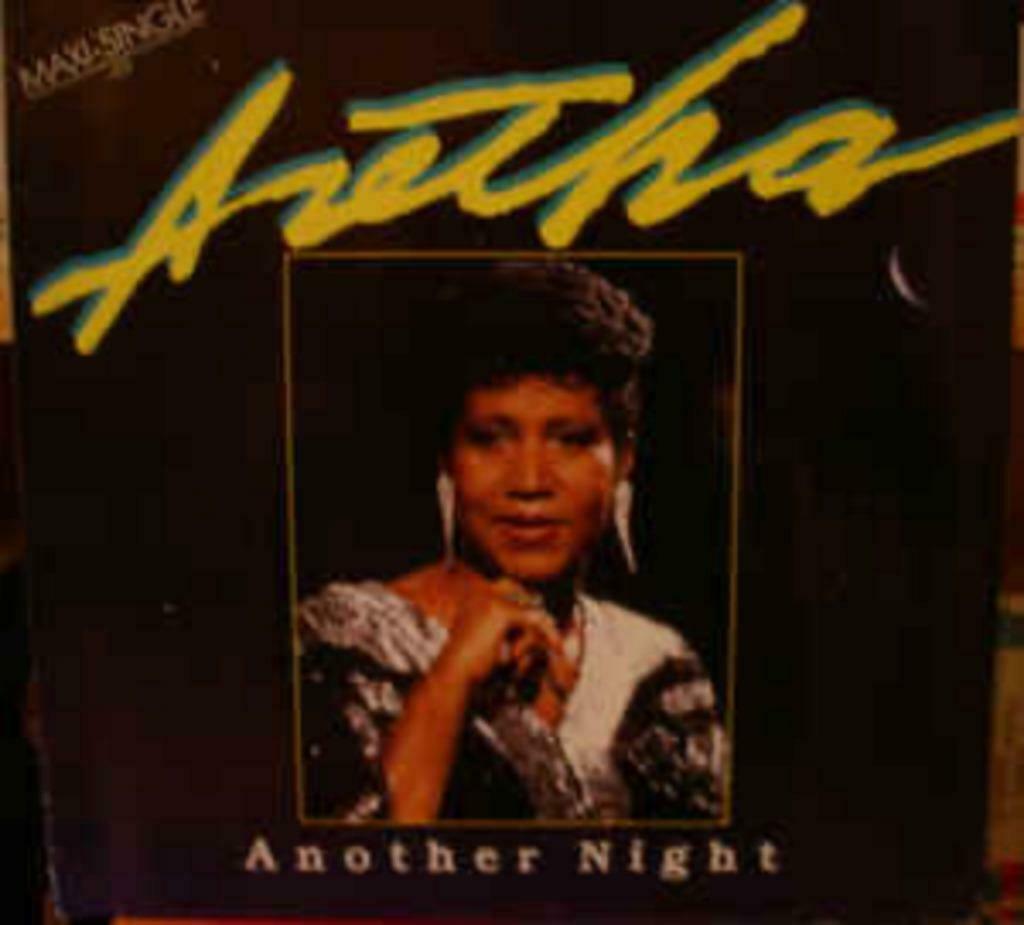 LP 12" Aretha Franklin ‎– Another Night 1986, Enlèvement ou Envoi, Utilisé, 12 pouces, R&B