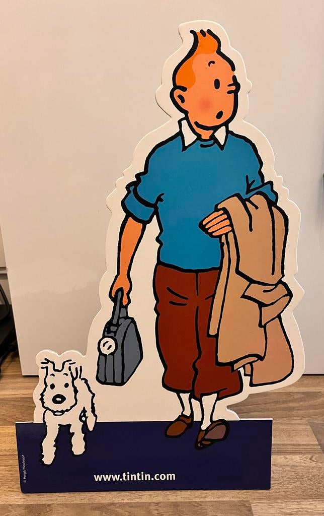 PLV tintin et Milou 1990, Enlèvement ou Envoi, Tintin