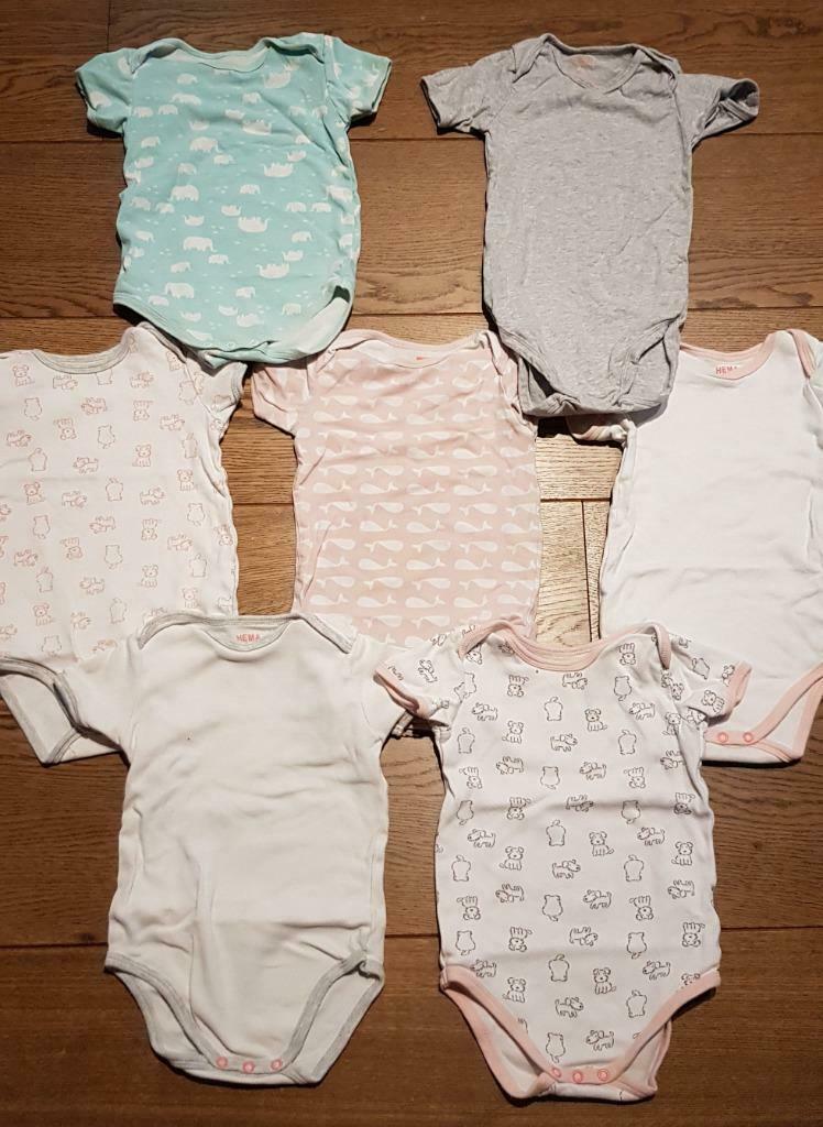 Body's KM Hema 86-92, Kinderen en Baby's, Babykleding | Maat 86, Nacht- of Onderkleding, Gebruikt, Meisje, Ophalen of Verzenden