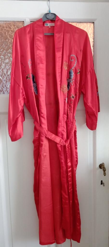 Vintage zijden kimono, Antiek en Kunst, Ophalen of Verzenden