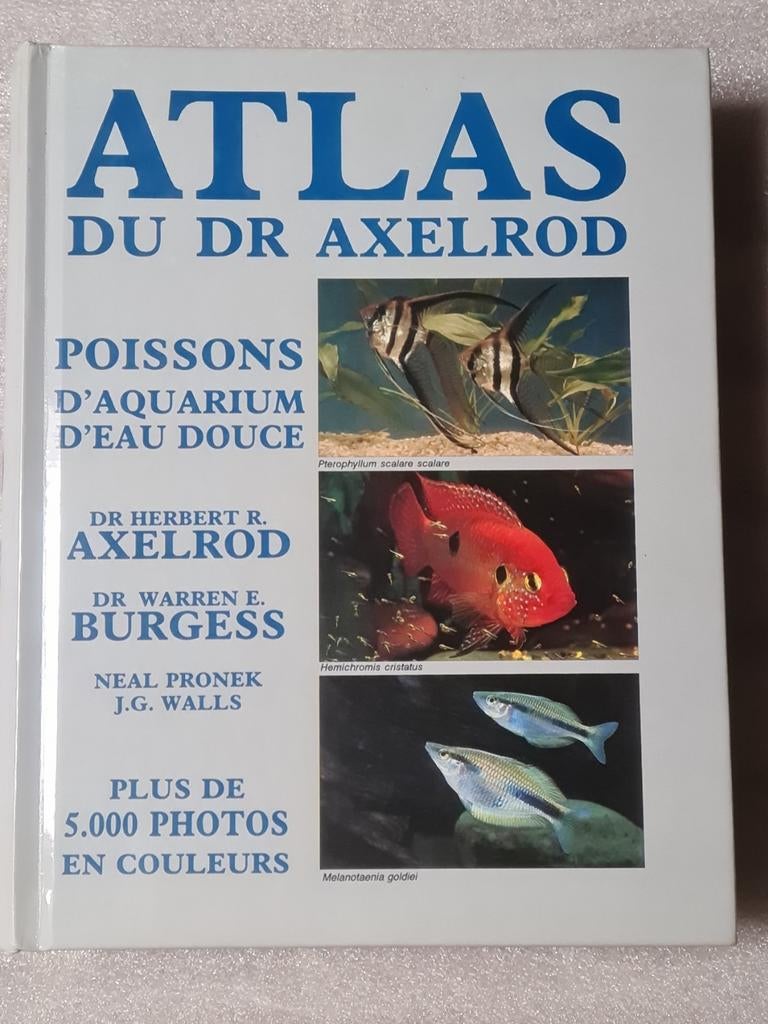 Livre atlas  poissons  d aquarium d eau douce  5000 photos, Enlèvement ou Envoi, Comme neuf