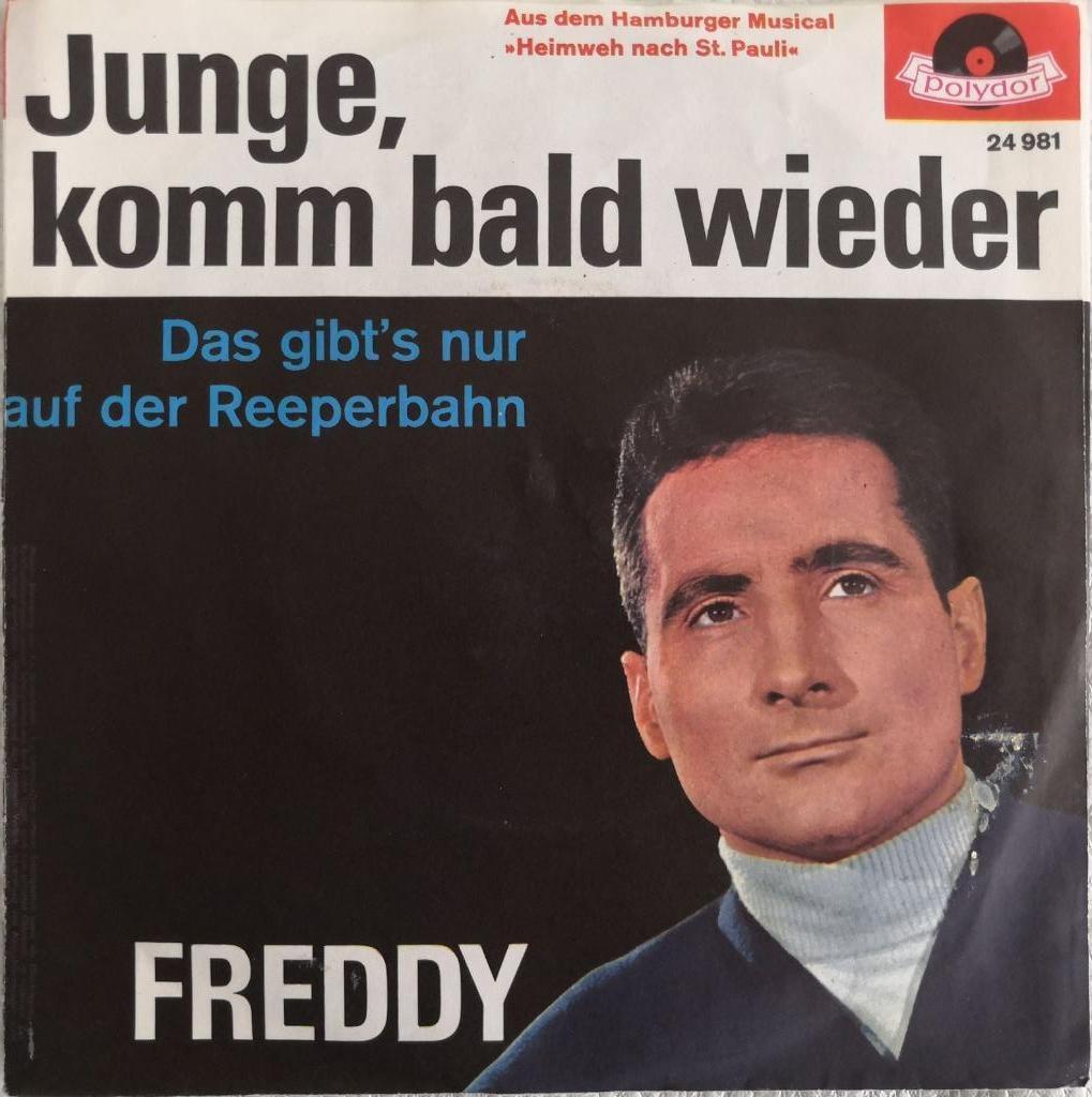 FREDDY QUINN - Junge, komm bald wieder (single), Enlèvement ou Envoi, Comme neuf, Pop