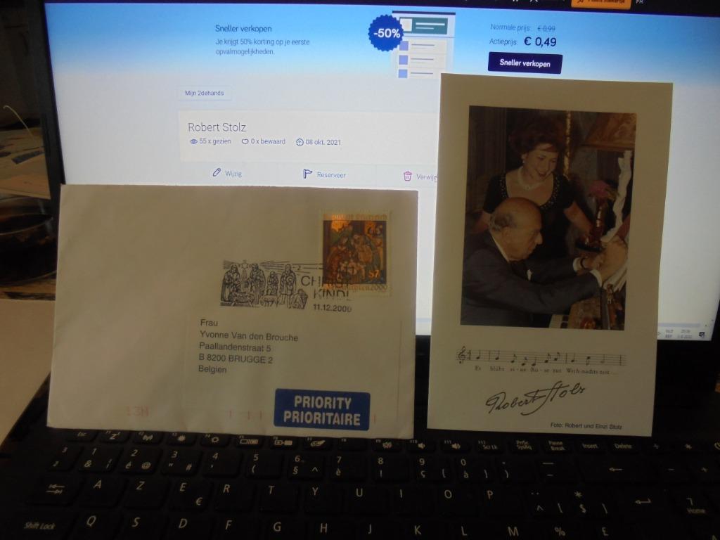 Stolz Robert kaart, Verzamelen, Ophalen of Verzenden, Zo goed als nieuw, Prent