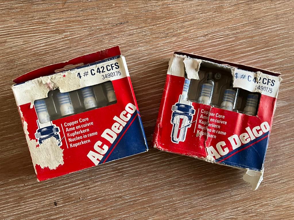 AC DELCO C42 CFS OLDTIMER BOUGIES voor diverse merken, Auto-onderdelen, Overige Auto-onderdelen, Fiat, Ophalen of Verzenden